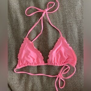 Luli Fama Pink Bikini Top